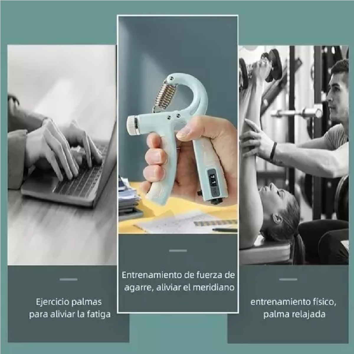 Ejercitador Antebrazo Hand Grip De Mano Entrenador De Fuerza