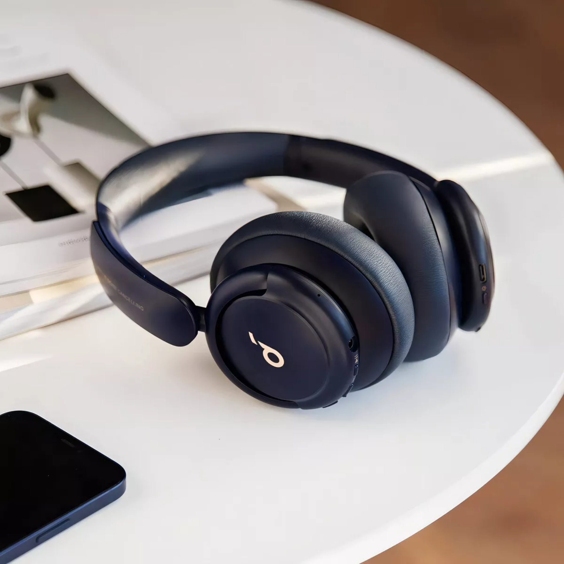 Audífonos Diadema Soundcore by Anker Life Q30 con Cancelación Activa de Ruido hasta 95% Múltiples Modos Tiempo de Reproducción 40 Horas Color Midnight Blue