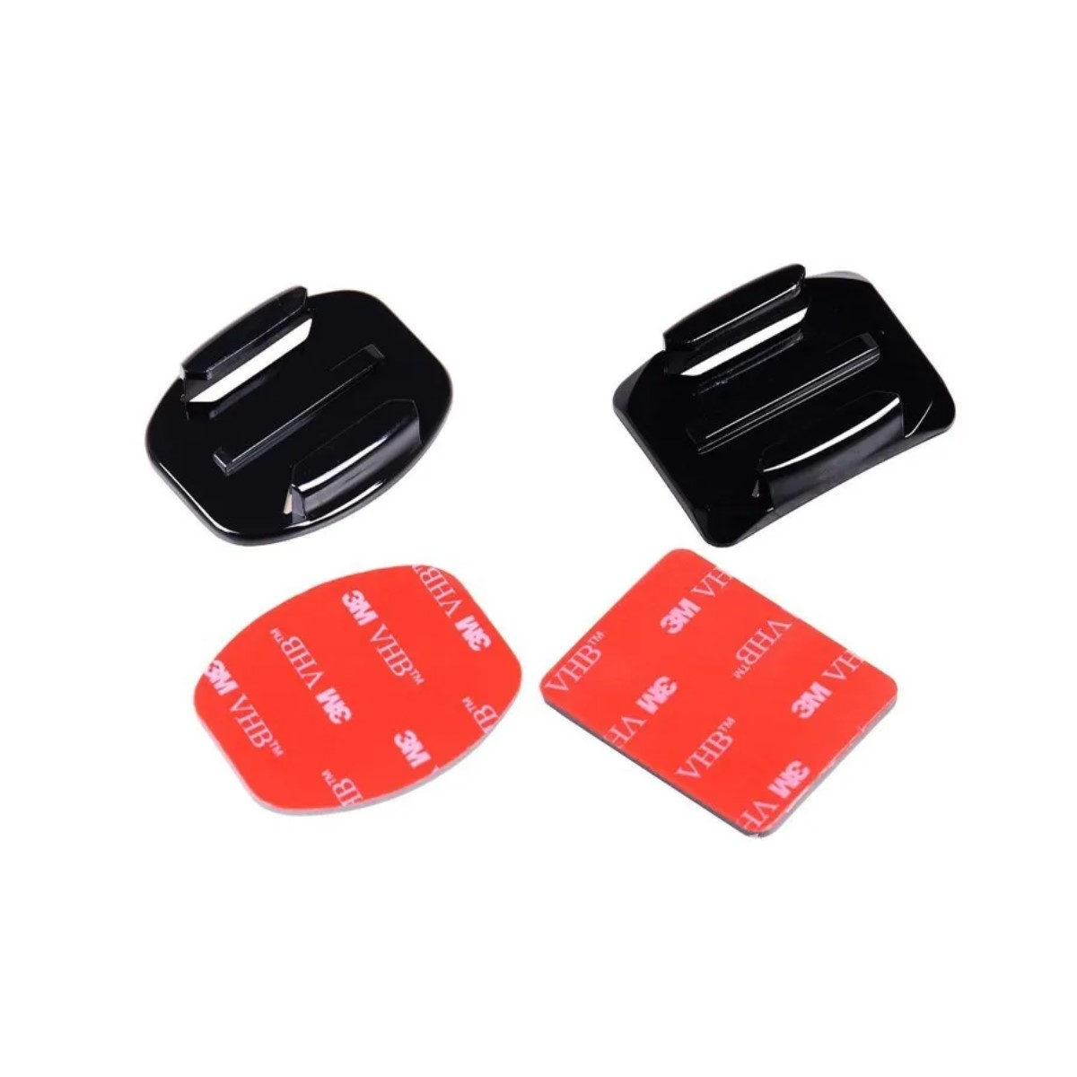 Soportes adhesivos GoPro cámara planos curvos 3M almohadillas adhesivas Cámara Acción casco Coche