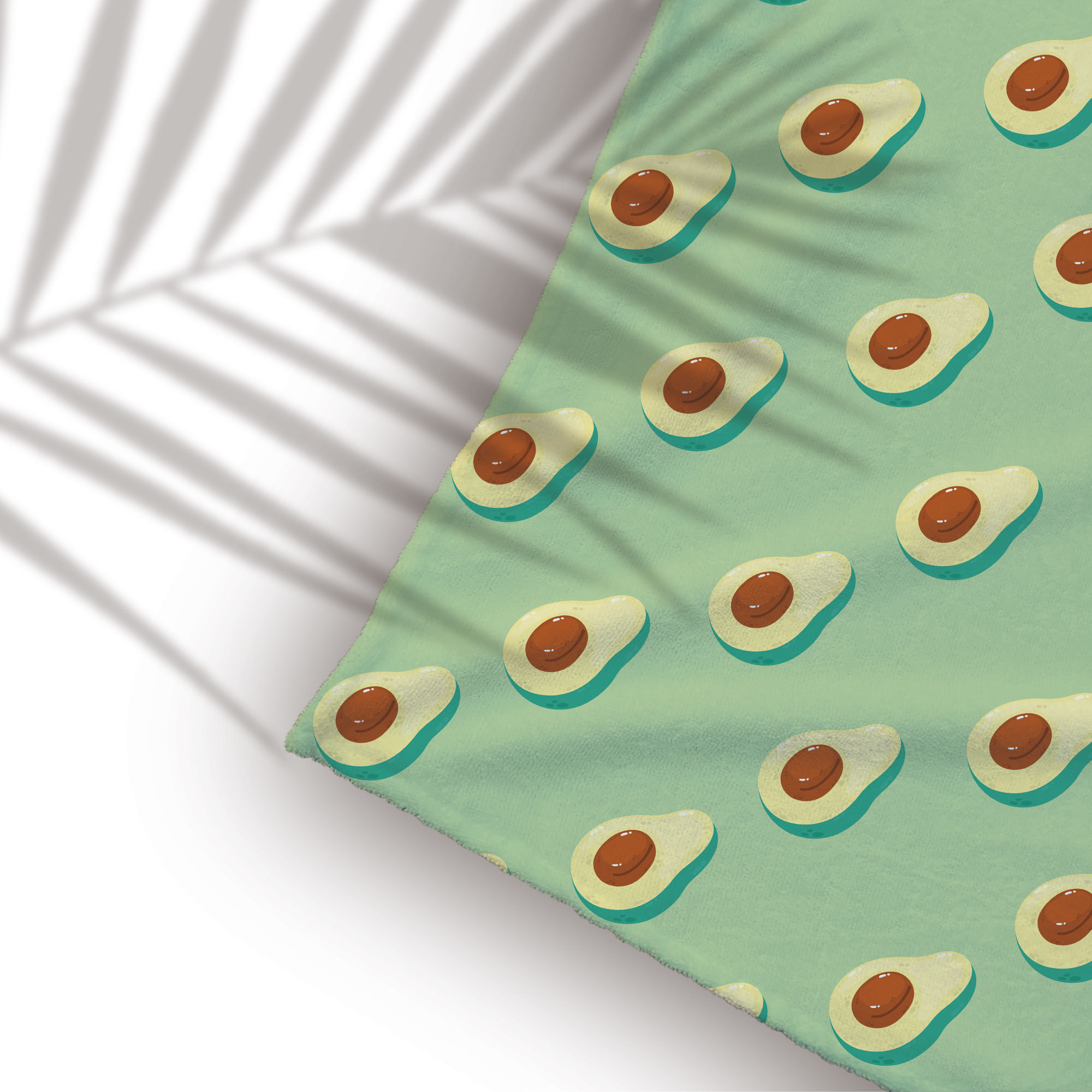 Toalla de Baño Grande Diseño de Aguacate Absorbente Y Ligera Alta Calidad.