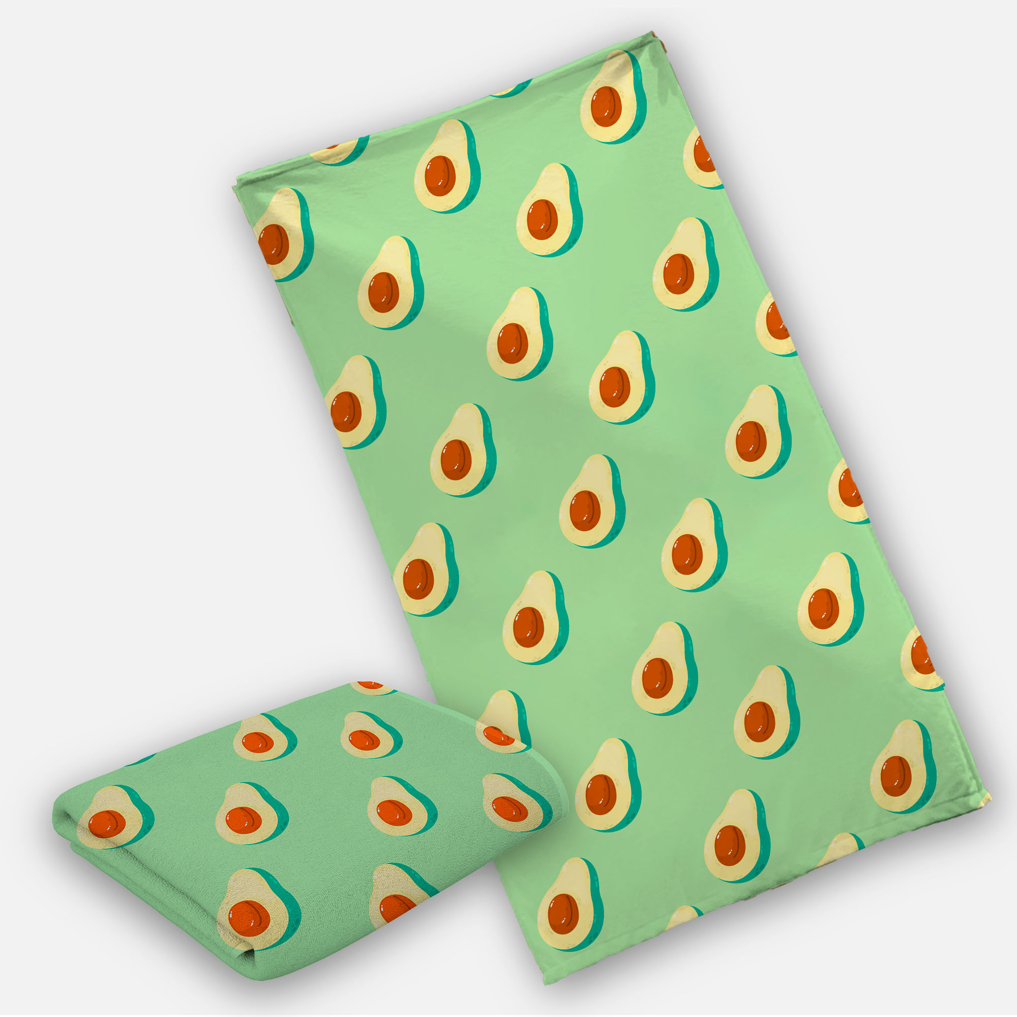 Toalla de Baño Grande Diseño de Aguacate Absorbente Y Ligera Alta Calidad.