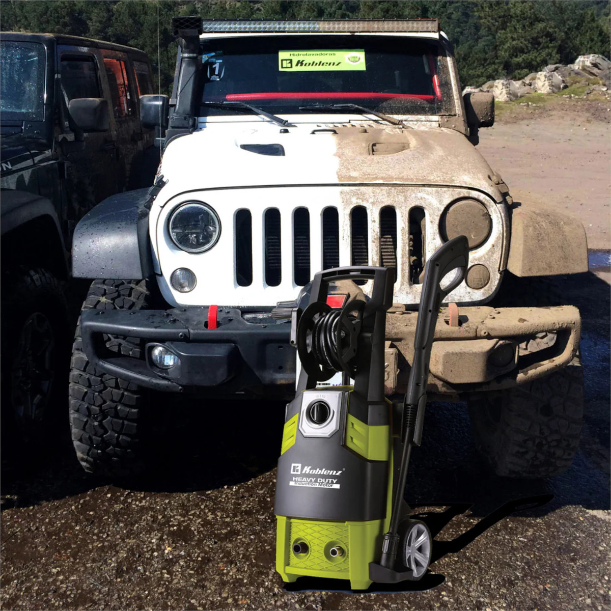 Hidrolavadora HL-450  y Aspiradora Auto Koblenz