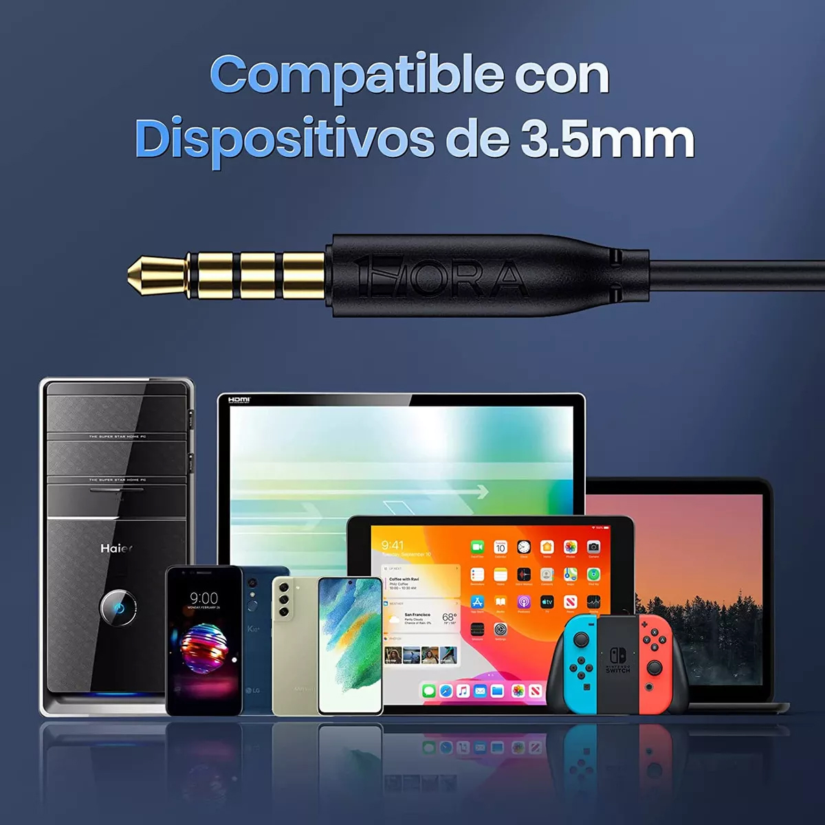1hora Audifonos Manos Libres Auriculares Con Microfonos In-ear Earbuds