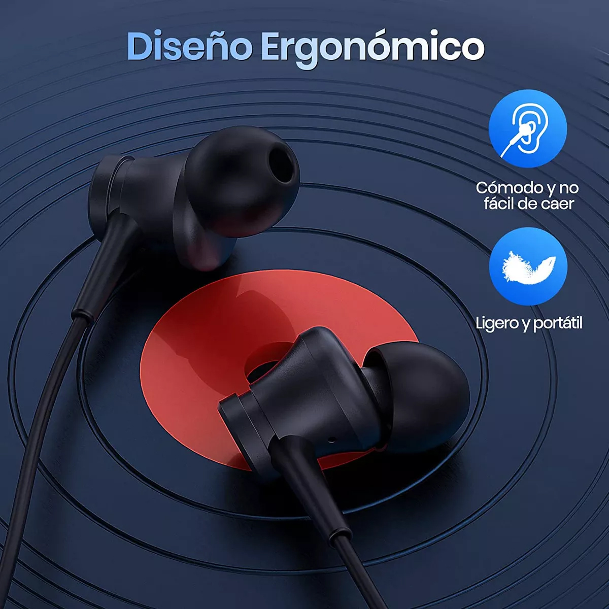 1hora Audifonos Manos Libres Auriculares Con Microfonos In-ear Earbuds