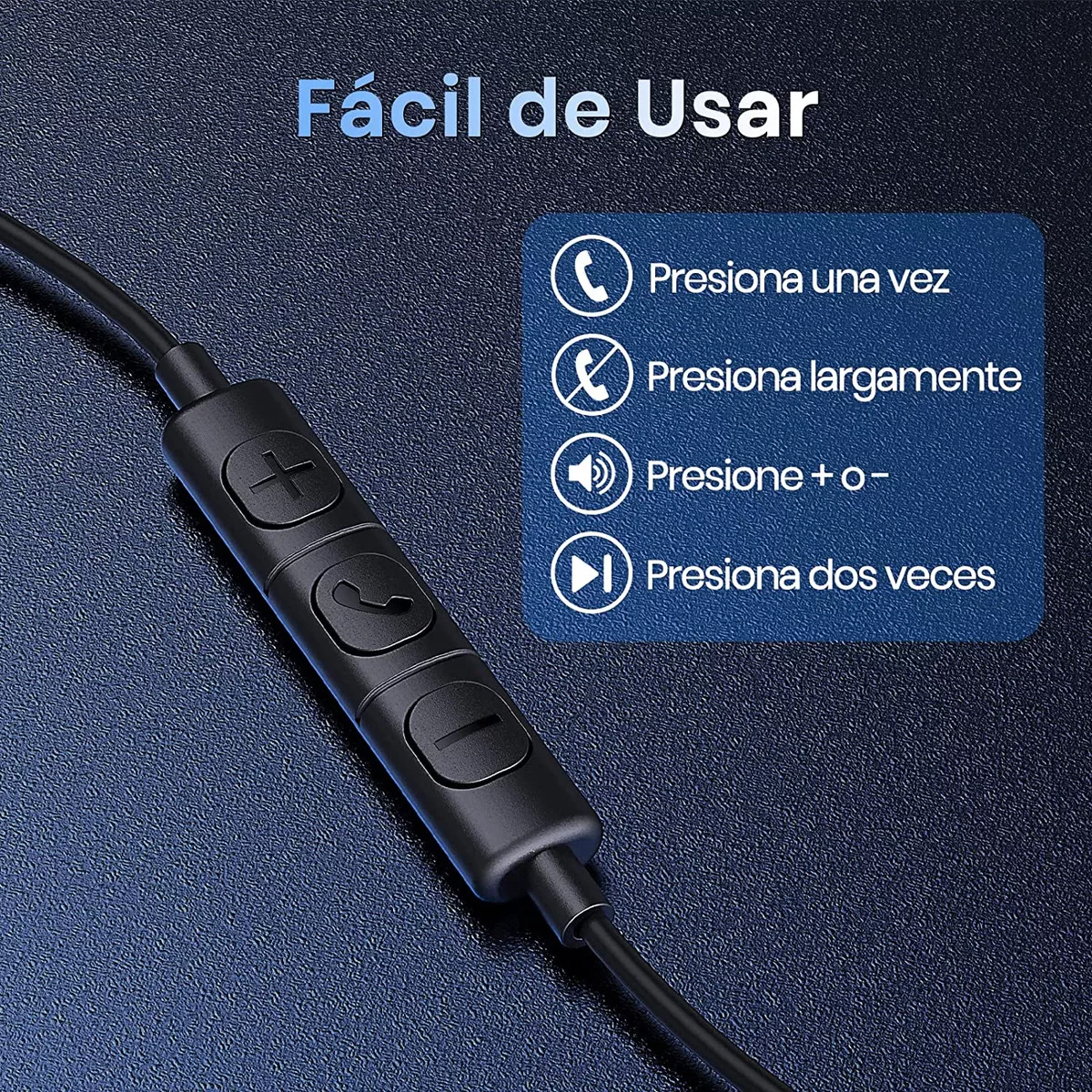 1hora Audifonos Manos Libres Auriculares Con Microfonos In-ear Earbuds