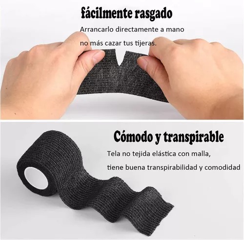 Venda Elástica Autoadherible De 5 Cm X 4.5 M, 24 Piezas