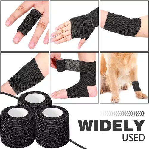 Venda Elástica Autoadherible De 5 Cm X 4.5 M, 24 Piezas