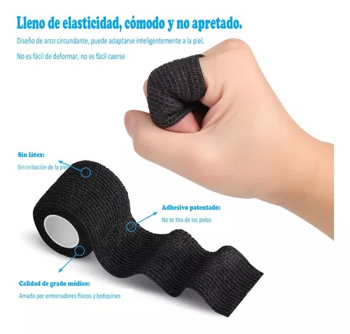 Venda Elástica Autoadherible De 5 Cm X 4.5 M, 24 Piezas