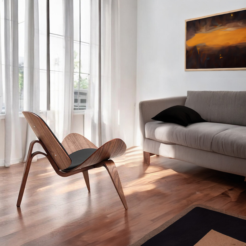 Silla Shell Concha Ilios Innova Negra