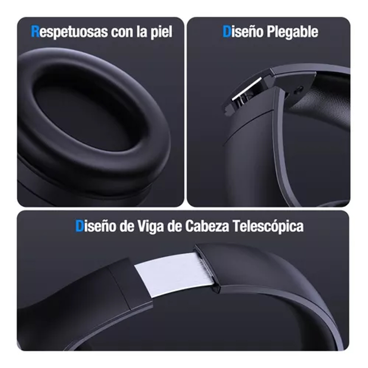 Audífonos Inalambricos Gamer Diadema Bluetooth Aut202
