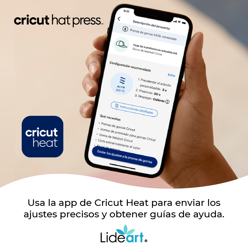 Plancha para Gorras Hat Press Cricut | 2009240
