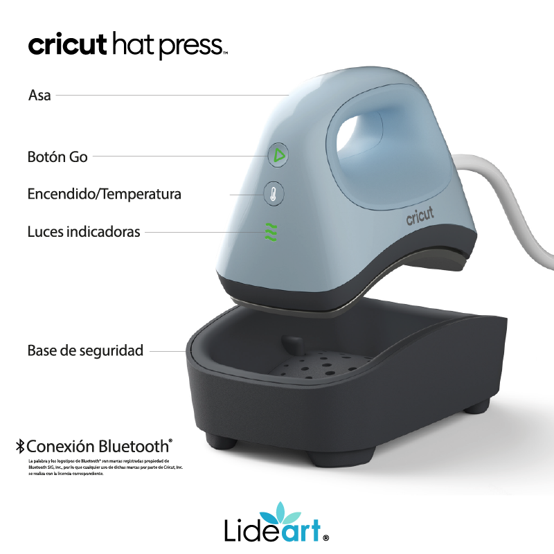 Plancha para Gorras Hat Press Cricut | 2009240