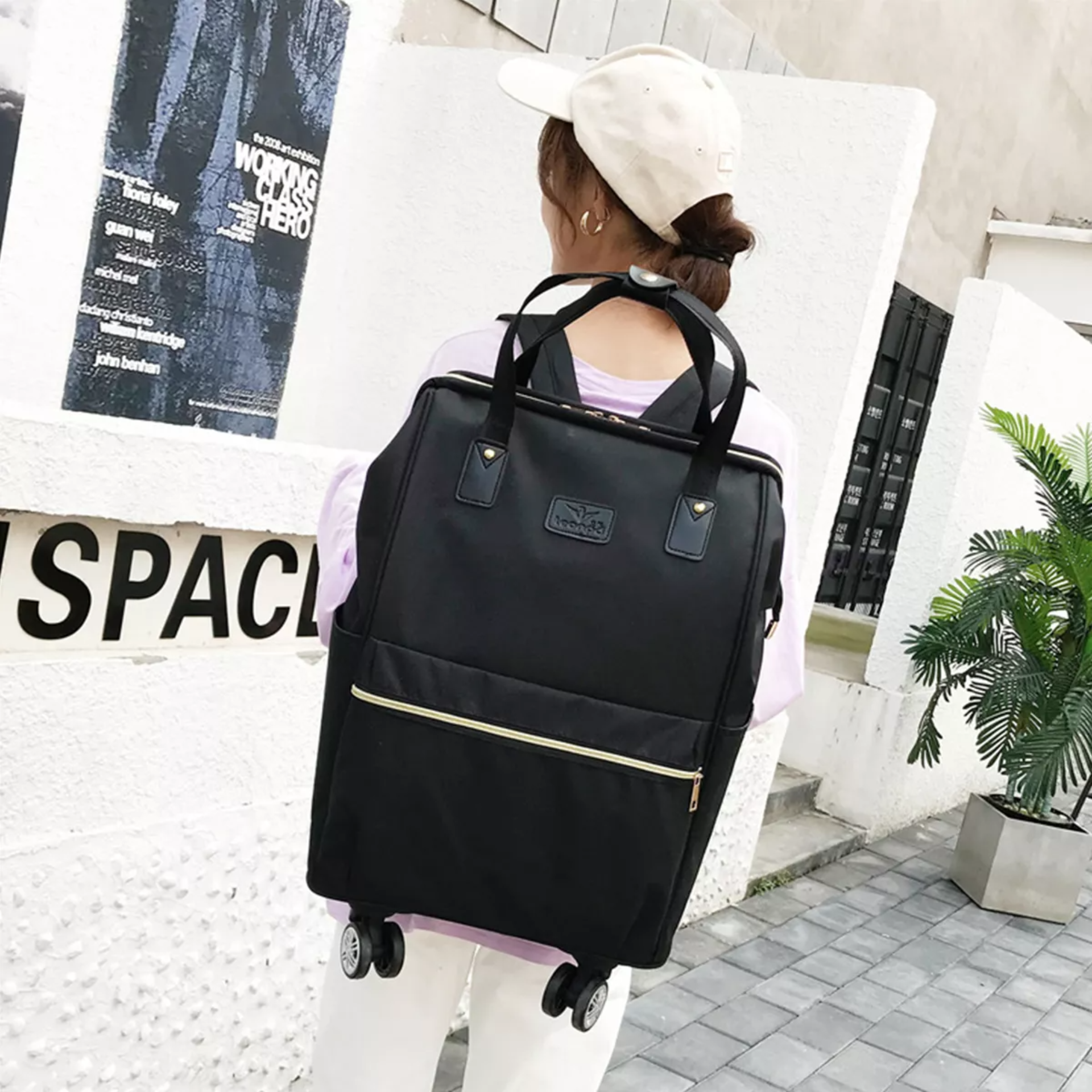 Set 2 Maleta Con 4 Ruedas Mano 20in 15kg Mochilas Escolares De Viaje Bolsa Aprobado Por Avión Impermeable Para Laptop 15.6 Pulgadas Backpack Totebag