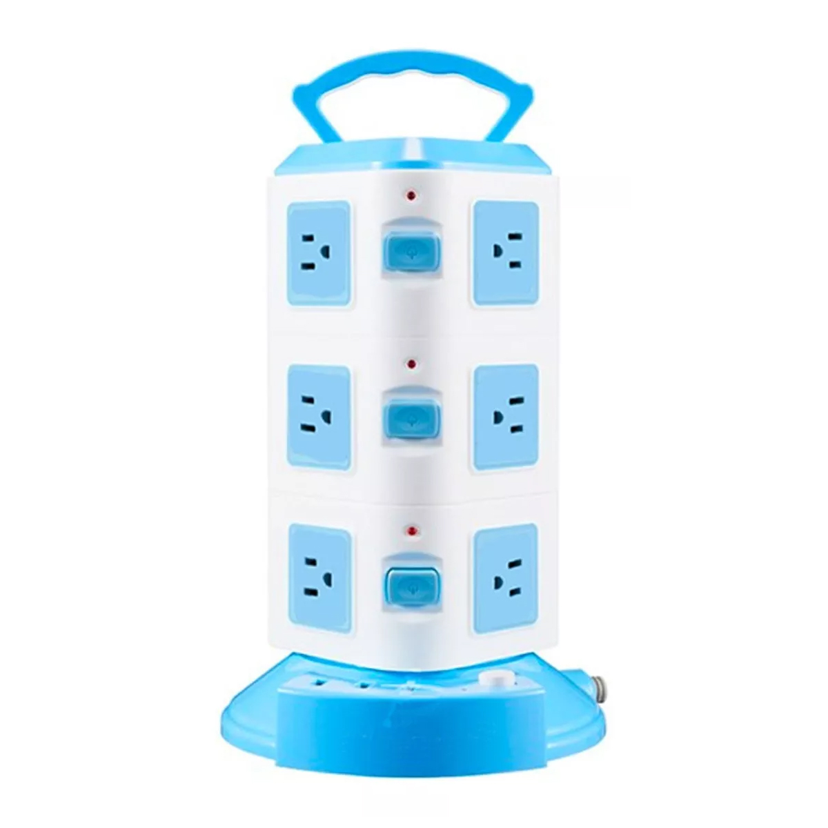 Torre Multi Contacto 3 Puertos Usb 5v 2.1a Enchufe México