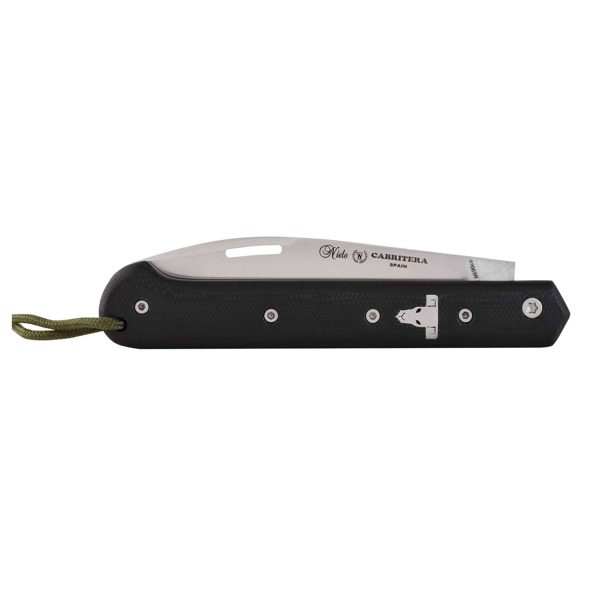 Navaja "Cabritera", mango G10 y acero inoxidable Böhler, dureza N-690 co