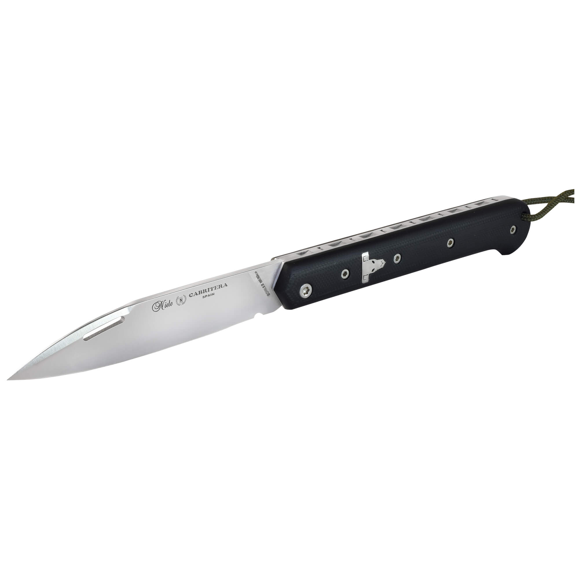 Navaja "Cabritera", mango G10 y acero inoxidable Böhler, dureza N-690 co