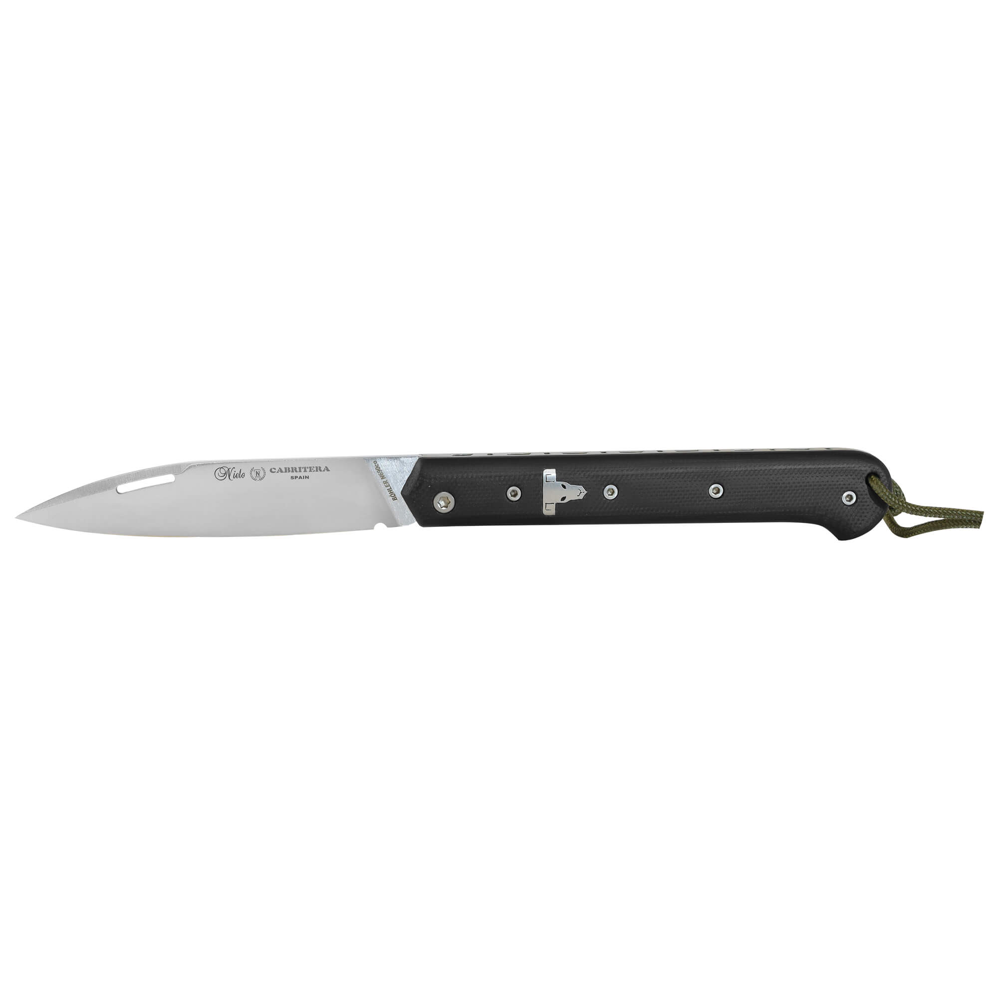 Navaja "Cabritera", mango G10 y acero inoxidable Böhler, dureza N-690 co