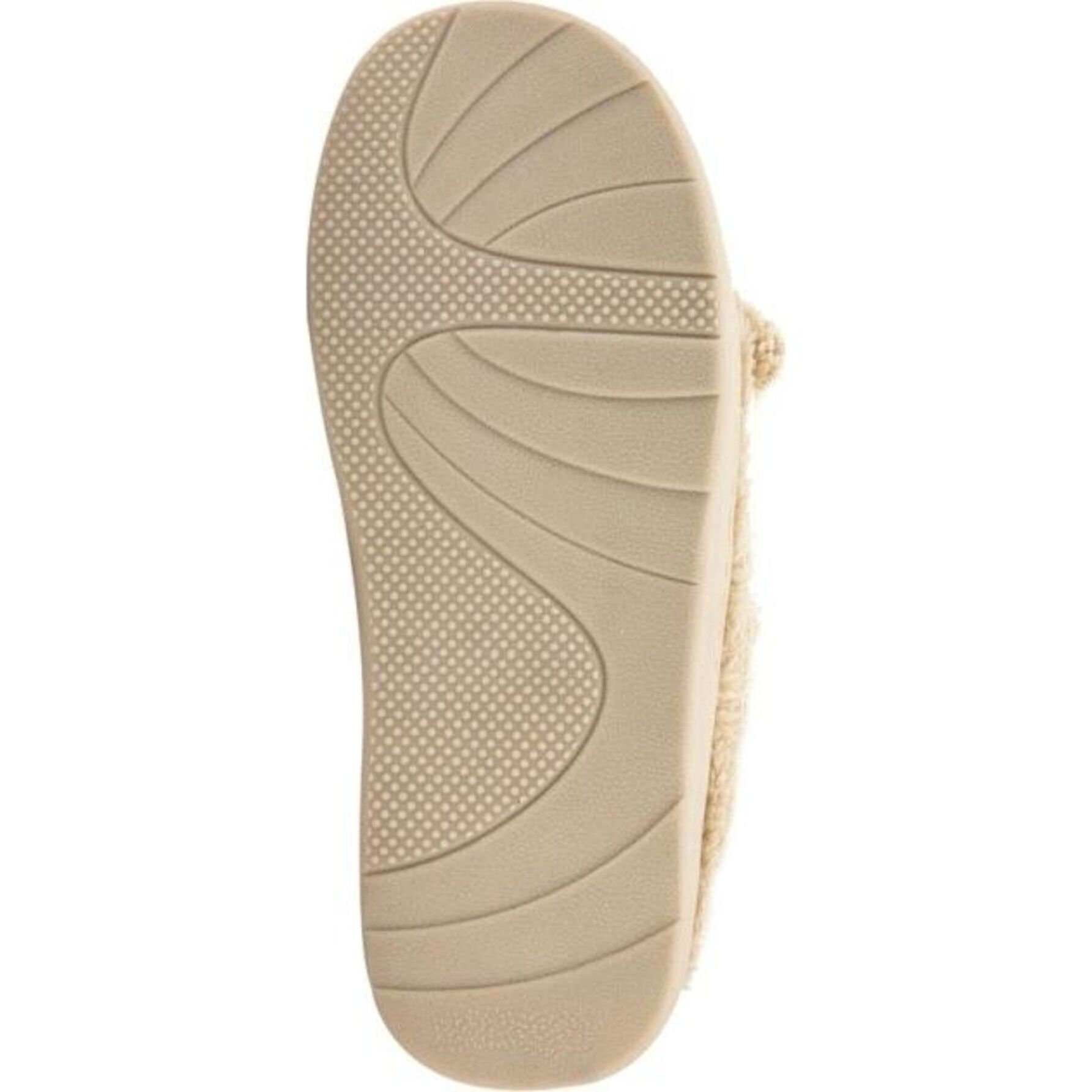 Pantufla para mujer, con figura de borrego, en color beige, tipo sueco 1020644