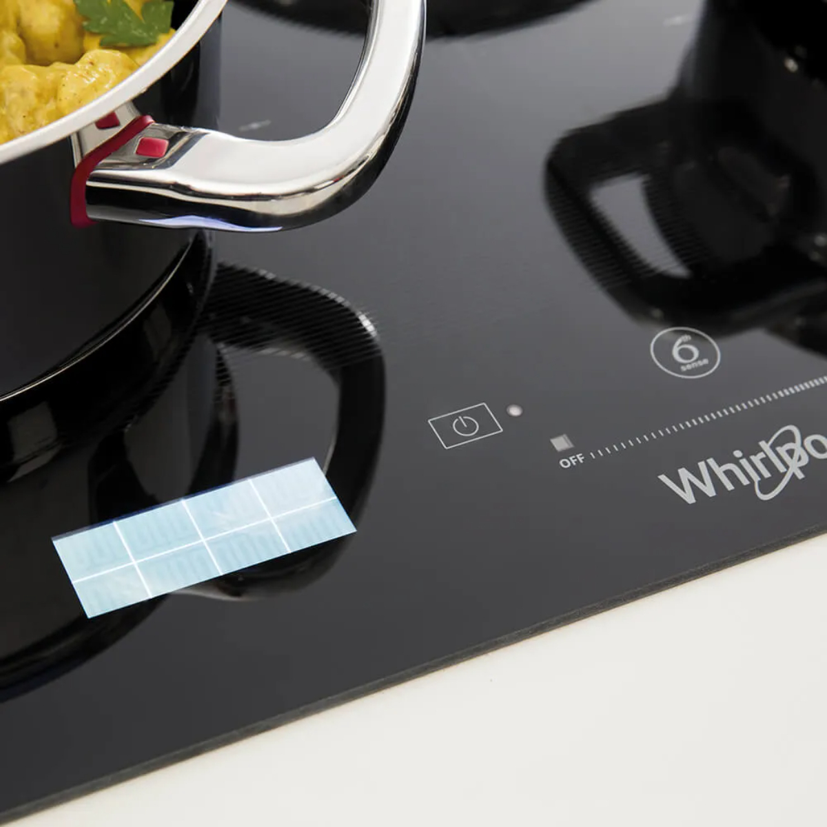Parrilla Vitrocerámica de Inducción Empotrable Whirlpool WPIWIXP0JBL de 77 cm