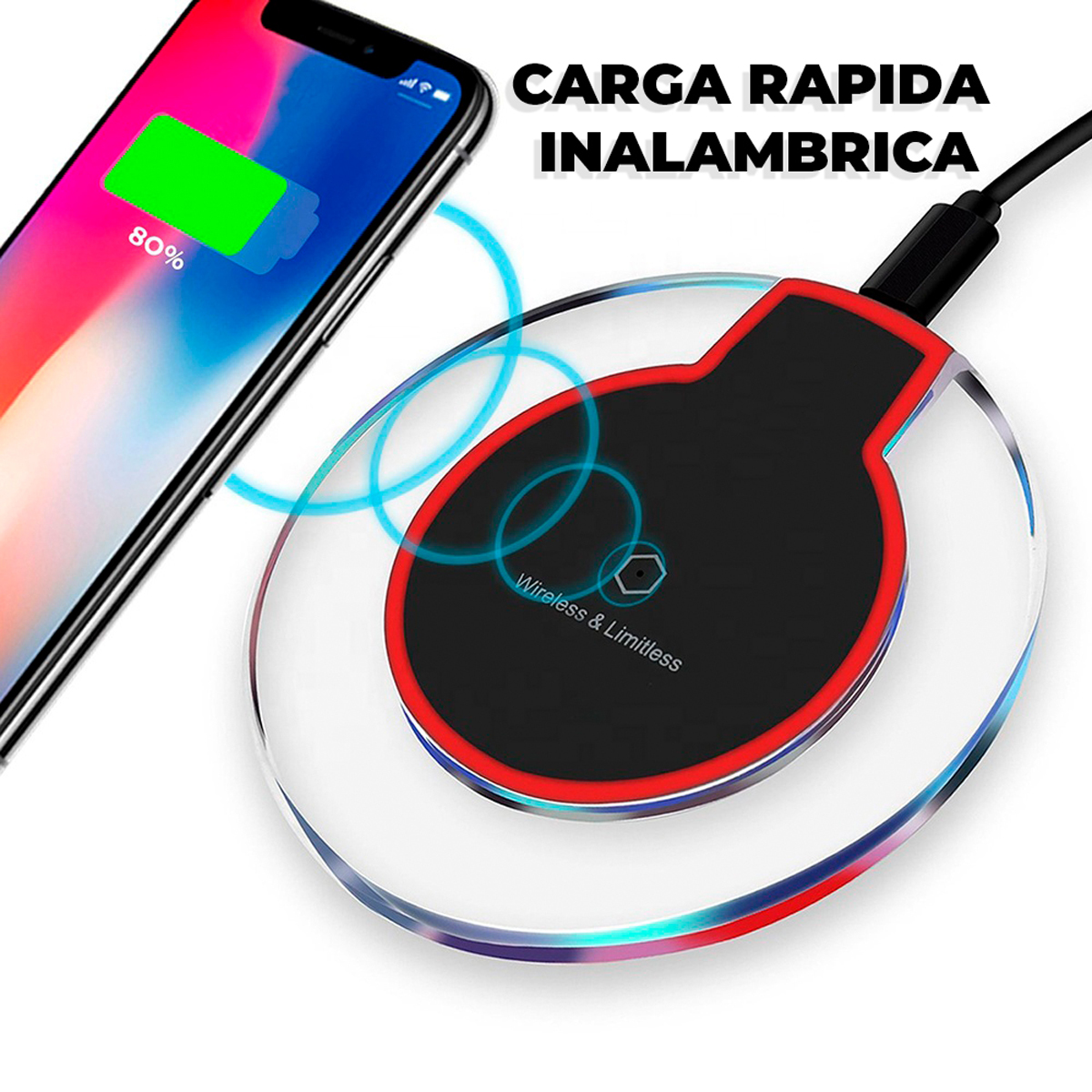 Cargador Inalambrico Universal Para Smartphone