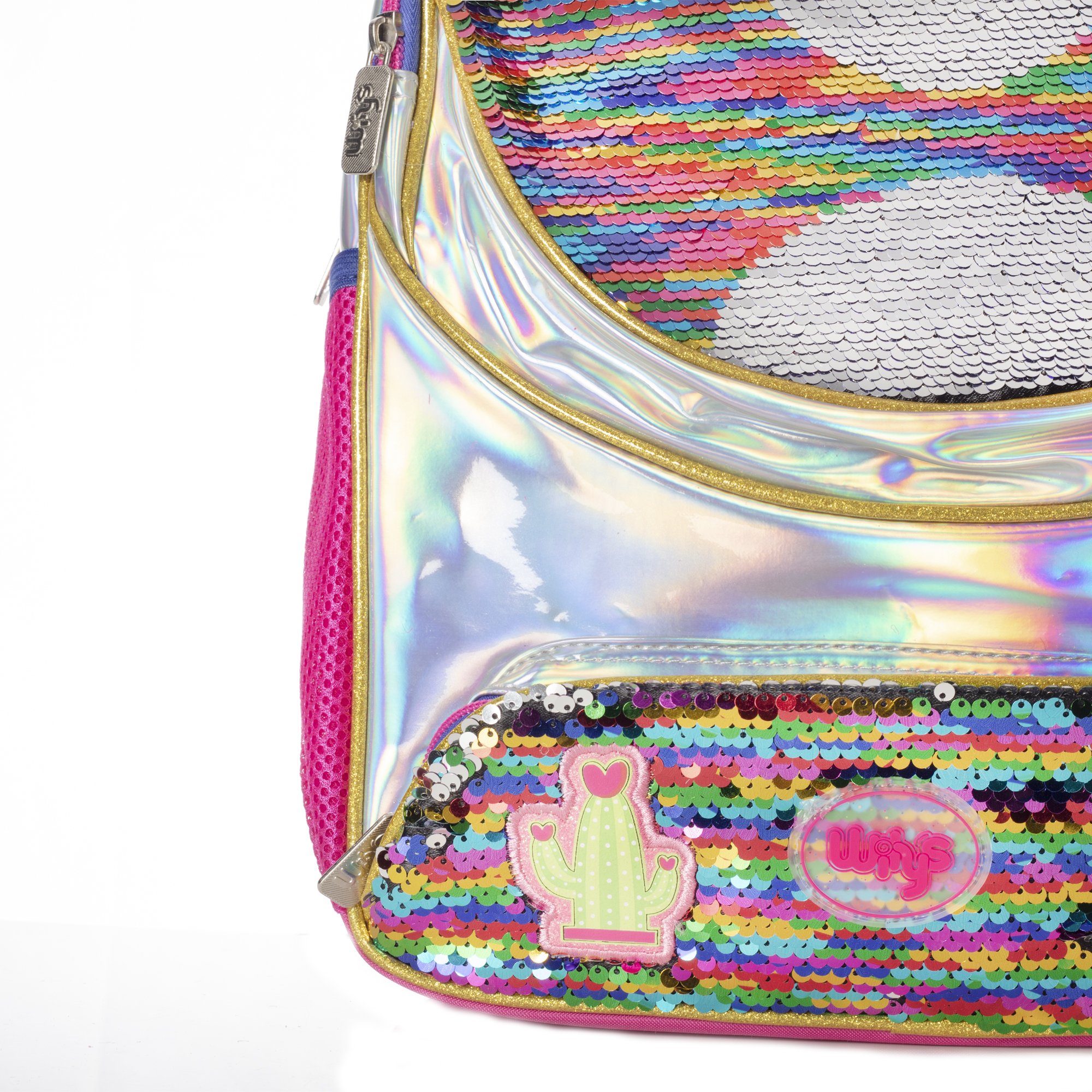 Mochila Llama Lentejuela Multicolor Wilys
