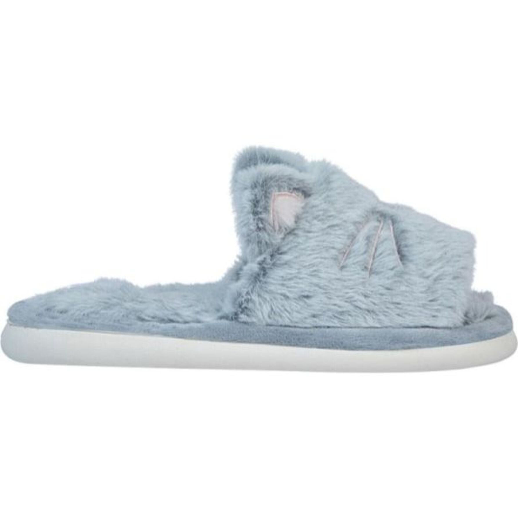 Sandalia para mujer,  marca Shosh Confort, abierta y destalonada, cómoda, con forma de gato, color gris 1179777