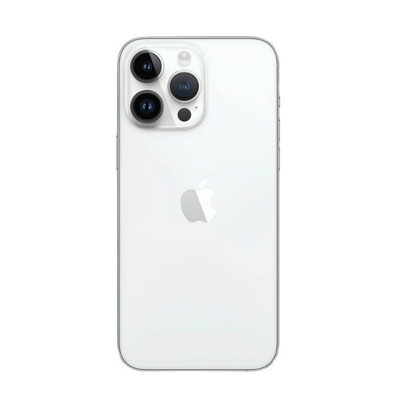 iPhone 14 Pro Max 256GB Plata E-SIM Reacondicionado Grado A + Audífonos Genéricos