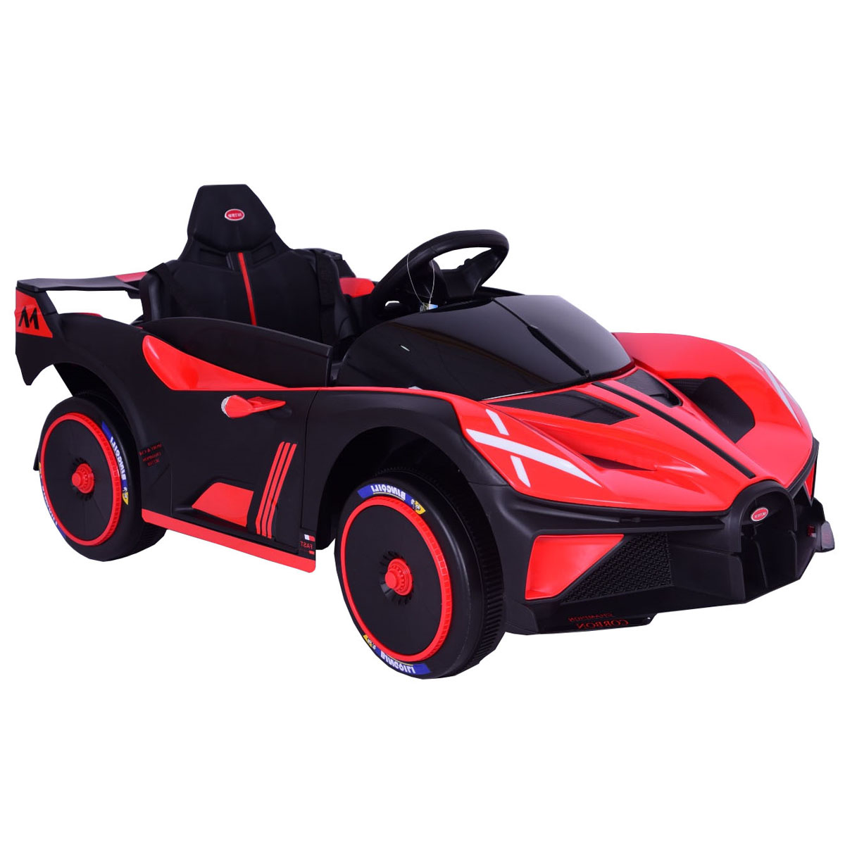 Montable Electrico Para Niños Deportivo Rojo  802