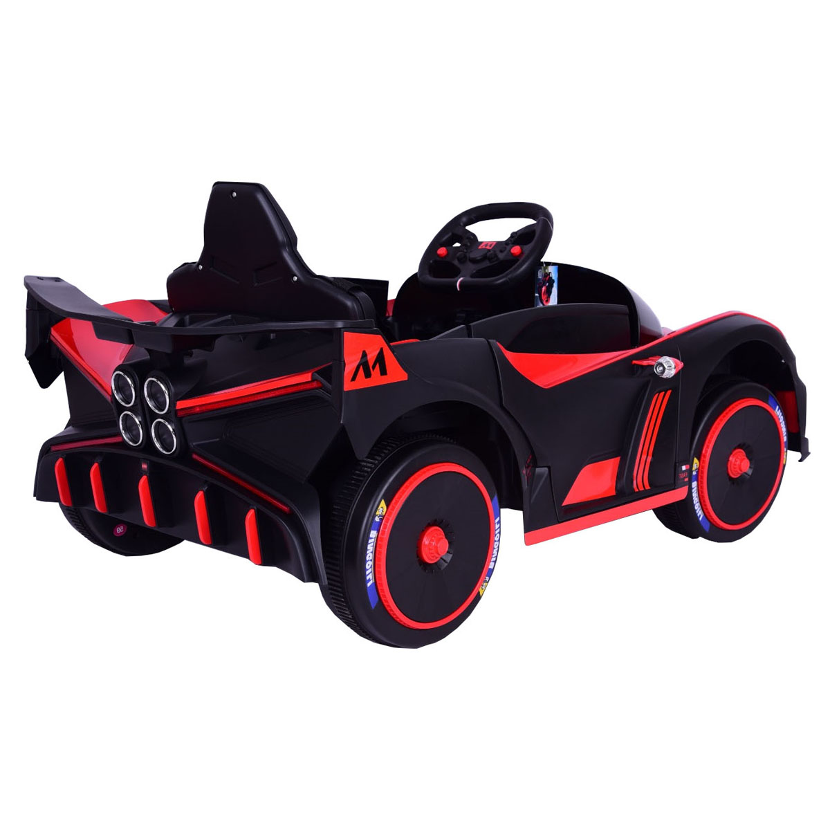Montable Electrico Para Niños Deportivo Rojo  802