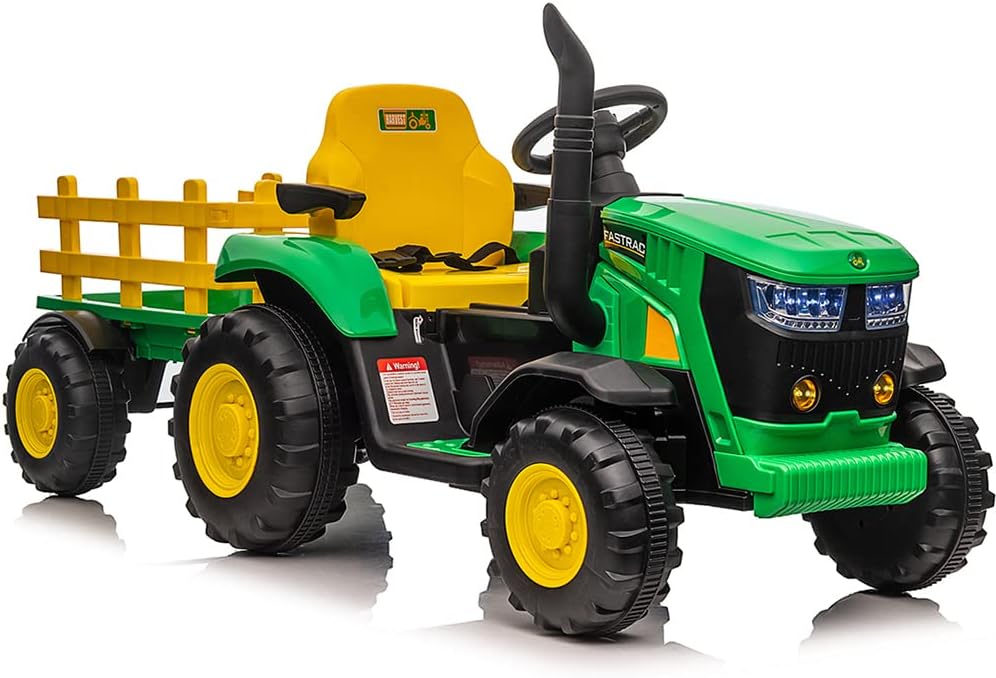 Tractor Electrico Juguetes Montables John Deere Tractor De Granja