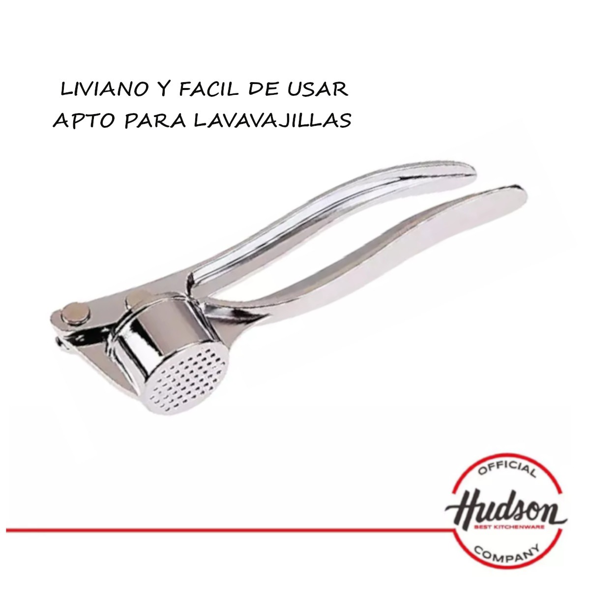 Prensa Triturador Machacador AJO marca HUDSON ergonómico