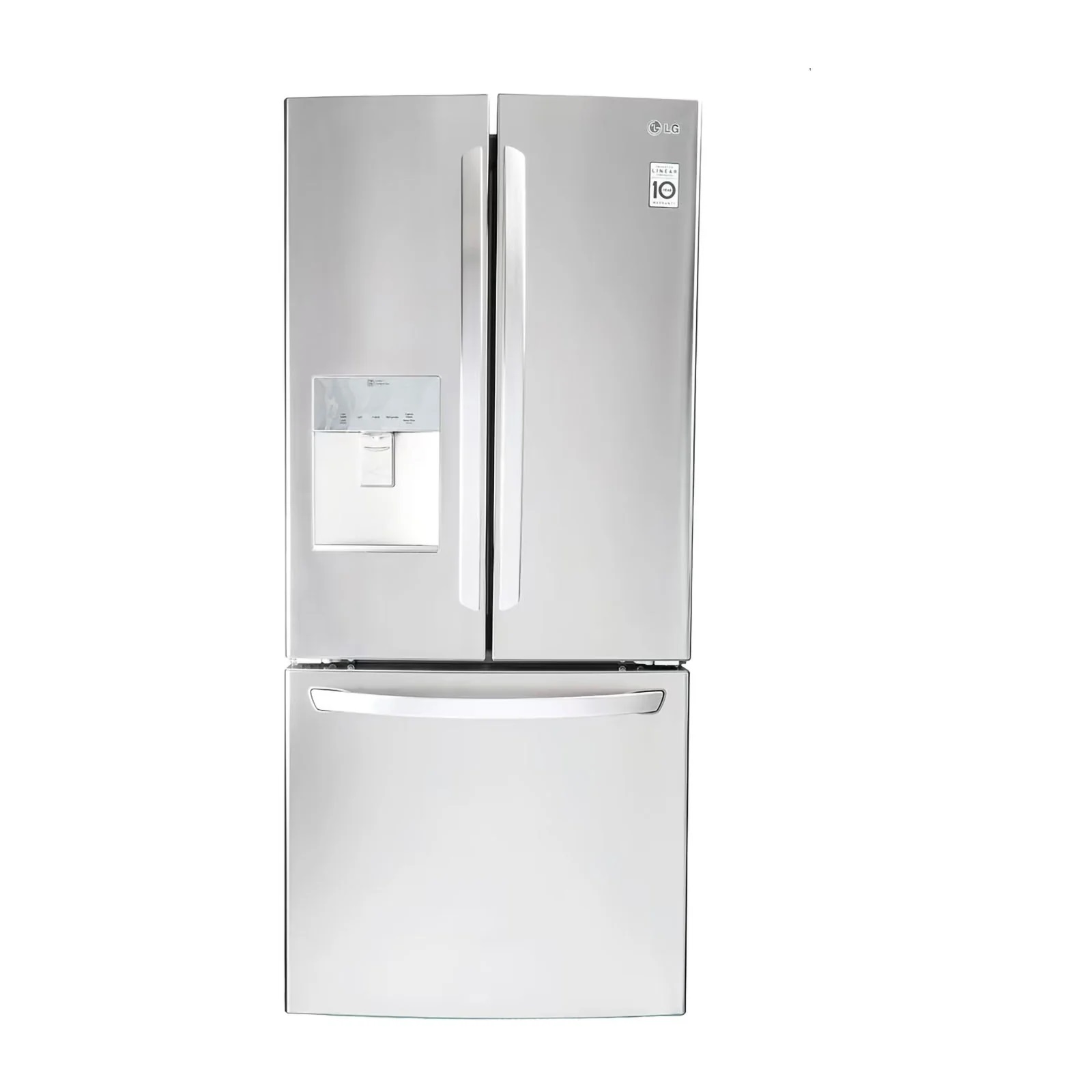 Refrigerador LG 22 Pies Cúbicos French Door Gris GF22WGS