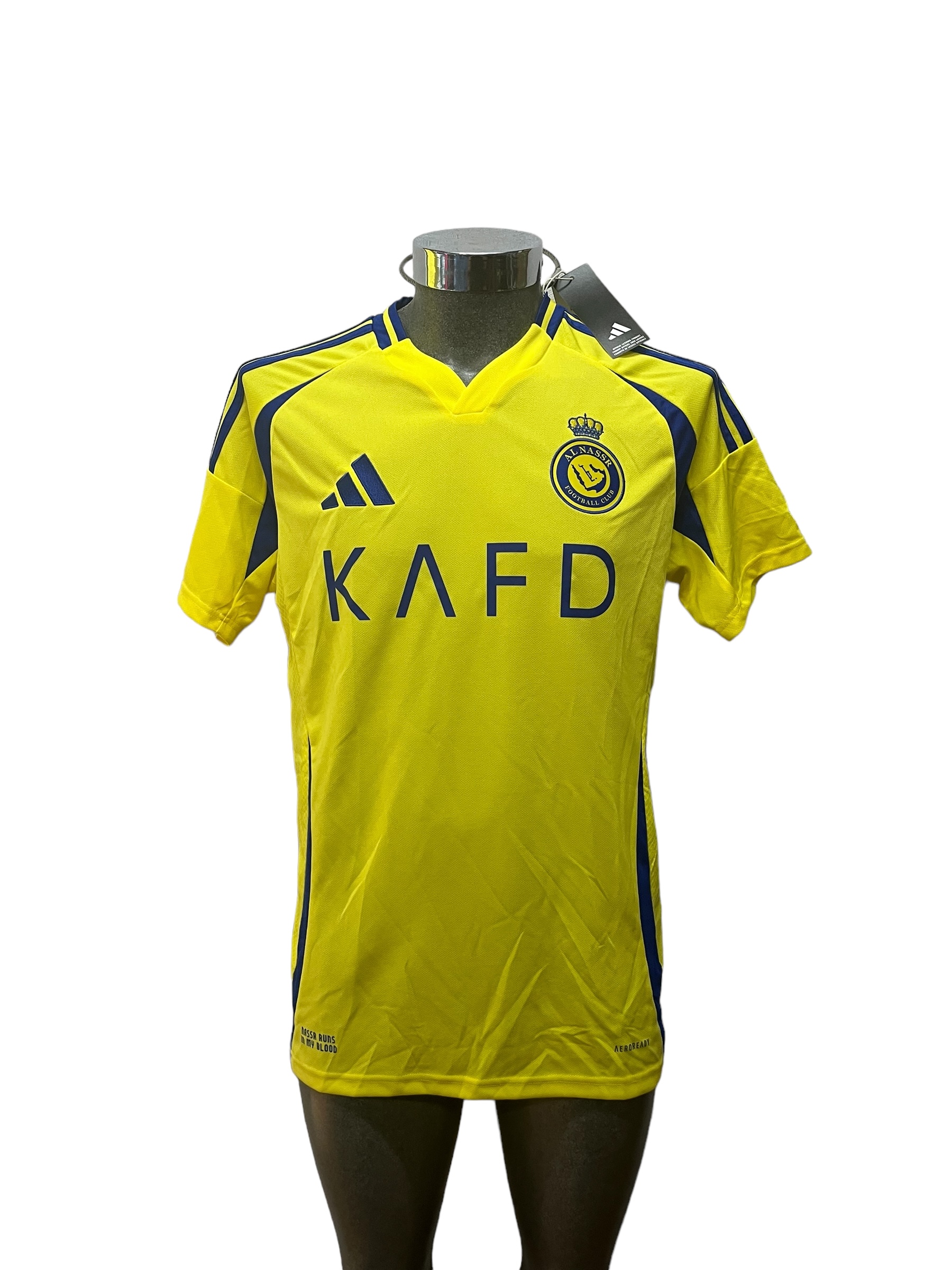 Jersey Original Adidas Al-Nassr de Arabia Saudita local Ronaldo #7 2024-2025 JP0459