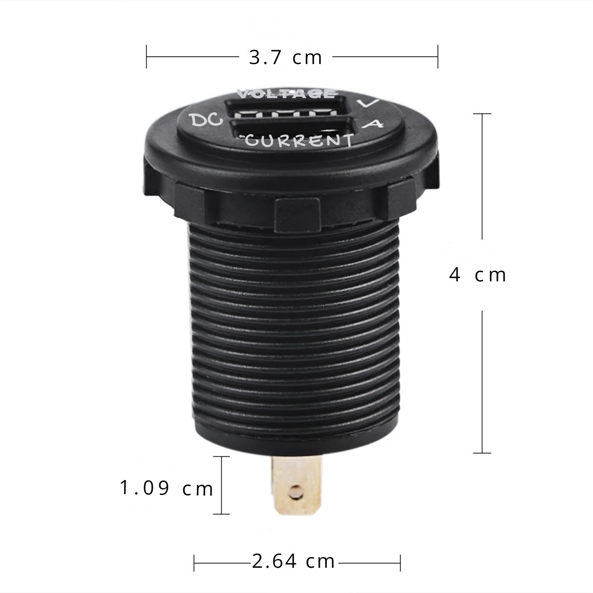 Medidor Digital Voltaje Para Coche Auto Nippon America ISLDAVMS12