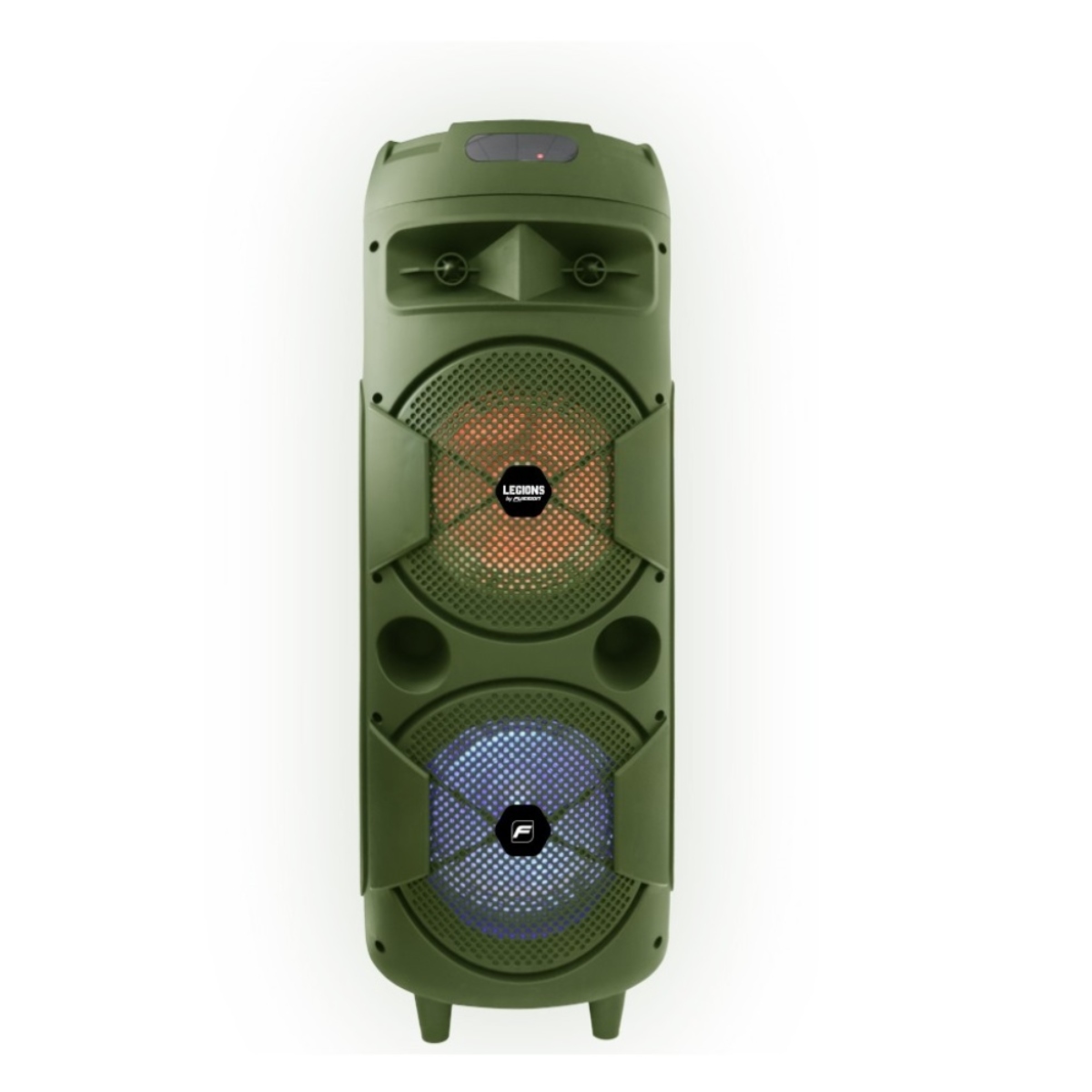 Bafle Amplificado Fussion PBS-2X8005GR 2X8" Legions 40,000W Verde ENDY5