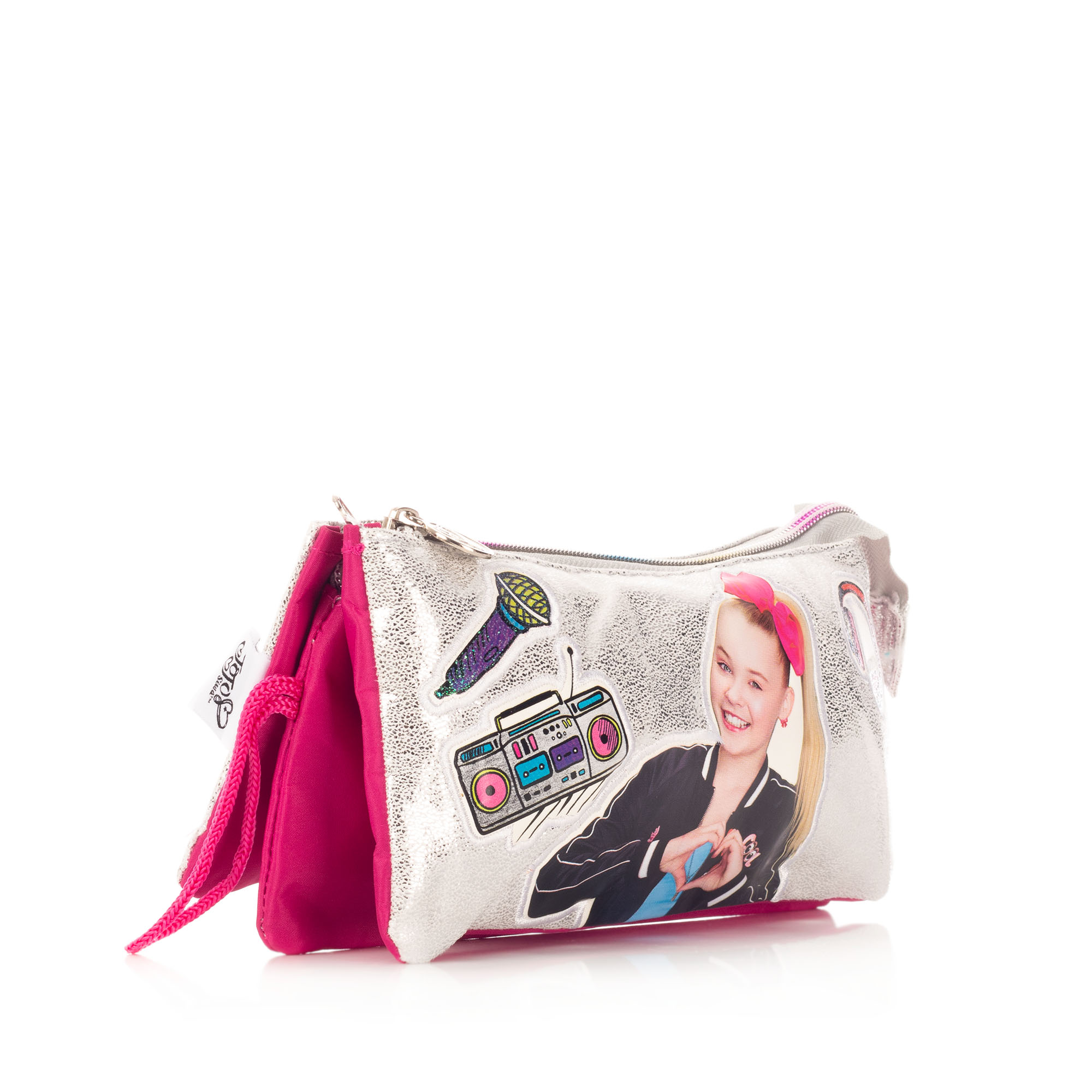 Lapicera Jojo Siwa Peace Dance Love 2 Cierres 2143 Atm Color Plateado Parches