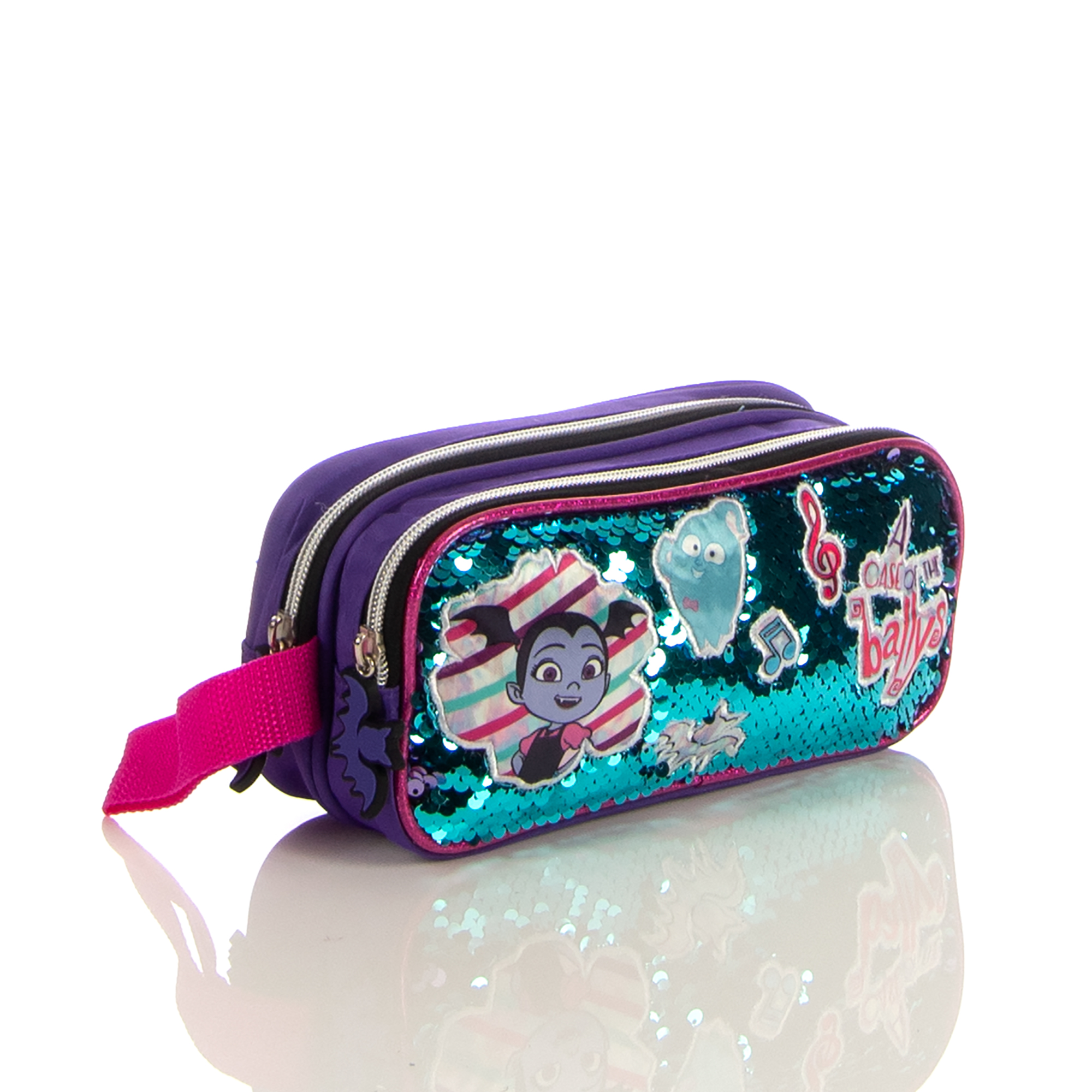 Lapicera Vampirina Ballys Lentejuela 2 Cierres Original Atm