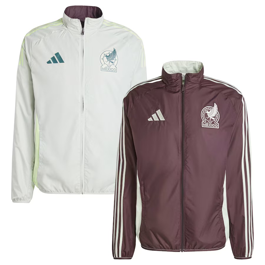 Chamarra Original Adidas Selección Mexicana doble vista 2024 IW2922