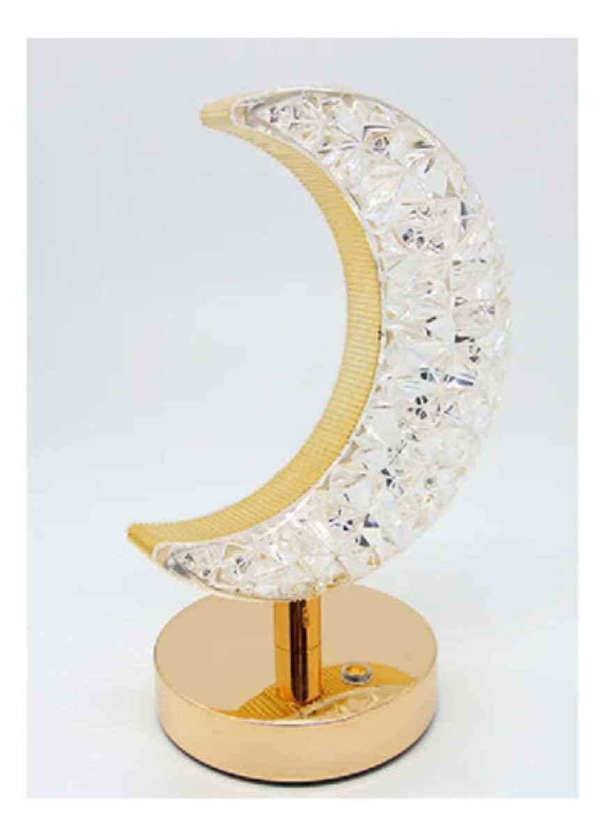 Lámpara Luz De Escritorio Led Recargable De 3 Modos Luna 