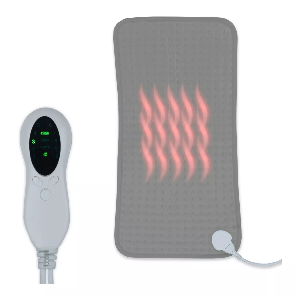 Almohadilla Térmica Cojín Eléctrico Para Rehabilitación Color Gris