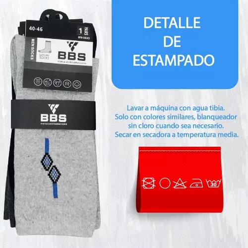 Calcetín Caballero De Vestir Algodón 12 Pares Unitalla