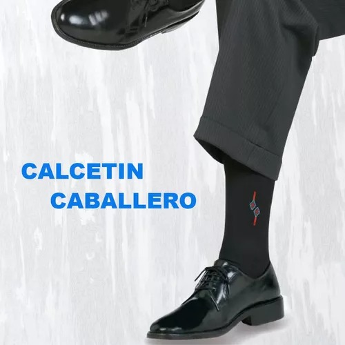 Calcetín Caballero De Vestir Algodón 12 Pares Unitalla
