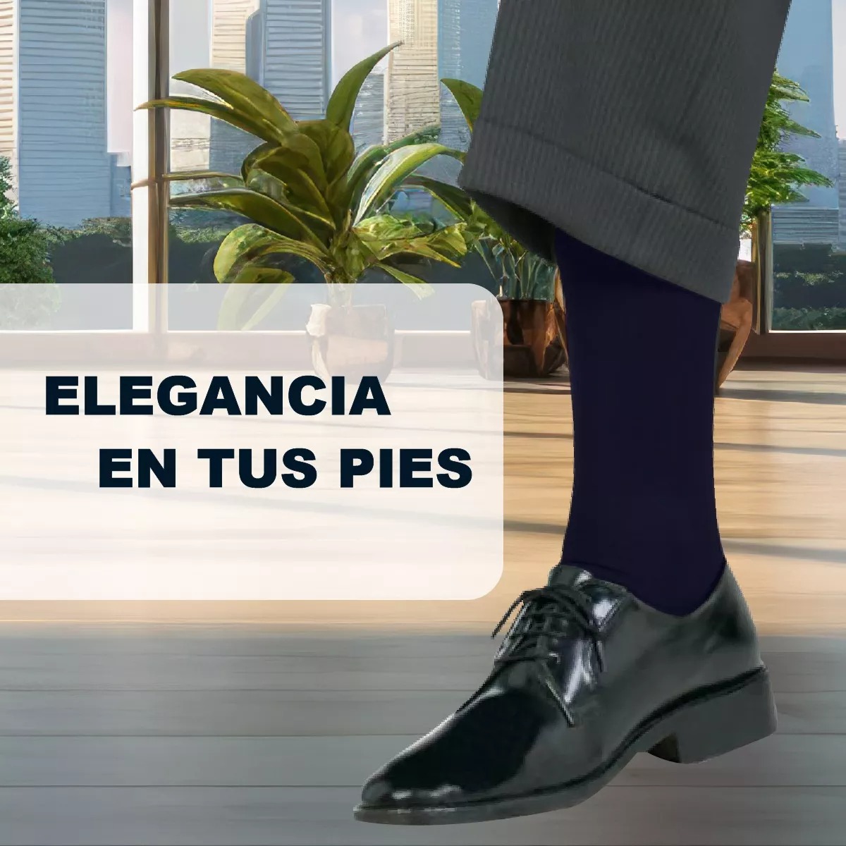 Calcetín Caballero De Vestir Algodón 12 Pares Unitalla