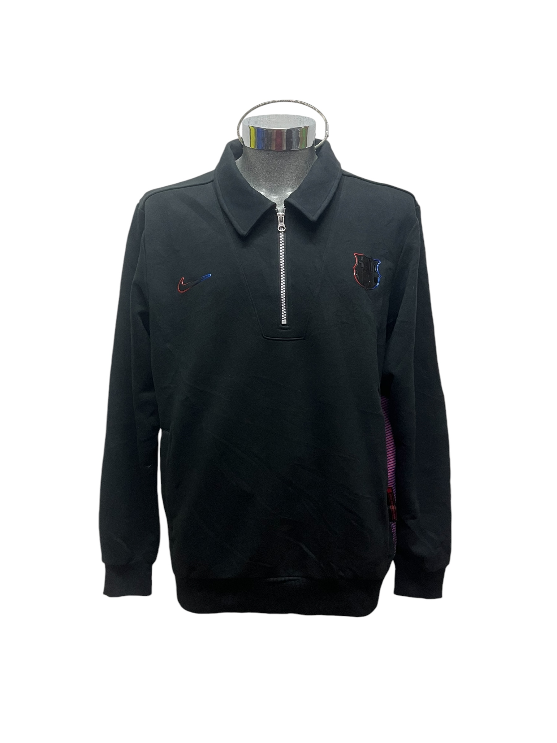 Sudadera medio cierre casual Original Nike FC Barcelona 24-25 FQ8007