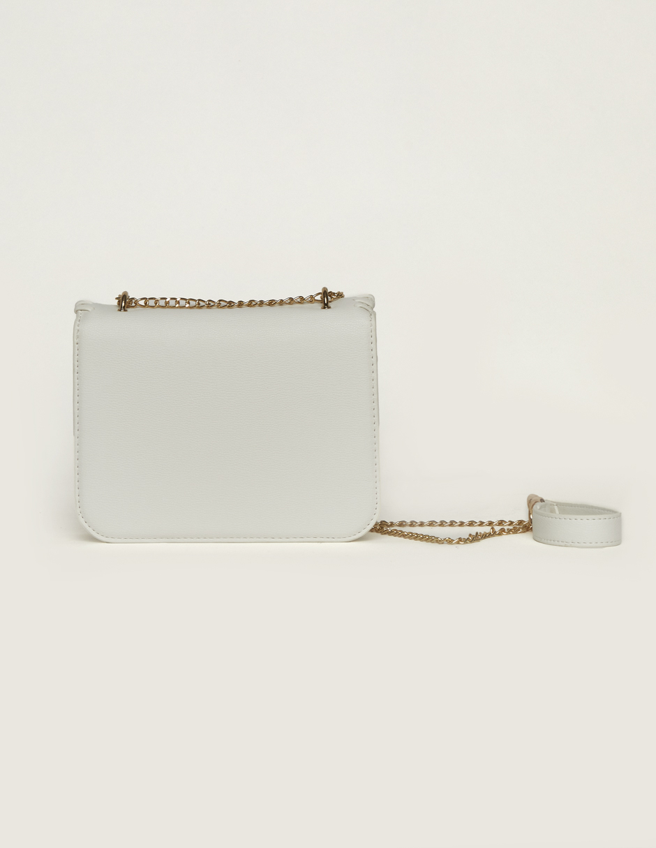 Bolsa Bandolera Blanco Crossbody Corazón Para Mujer Devendi
