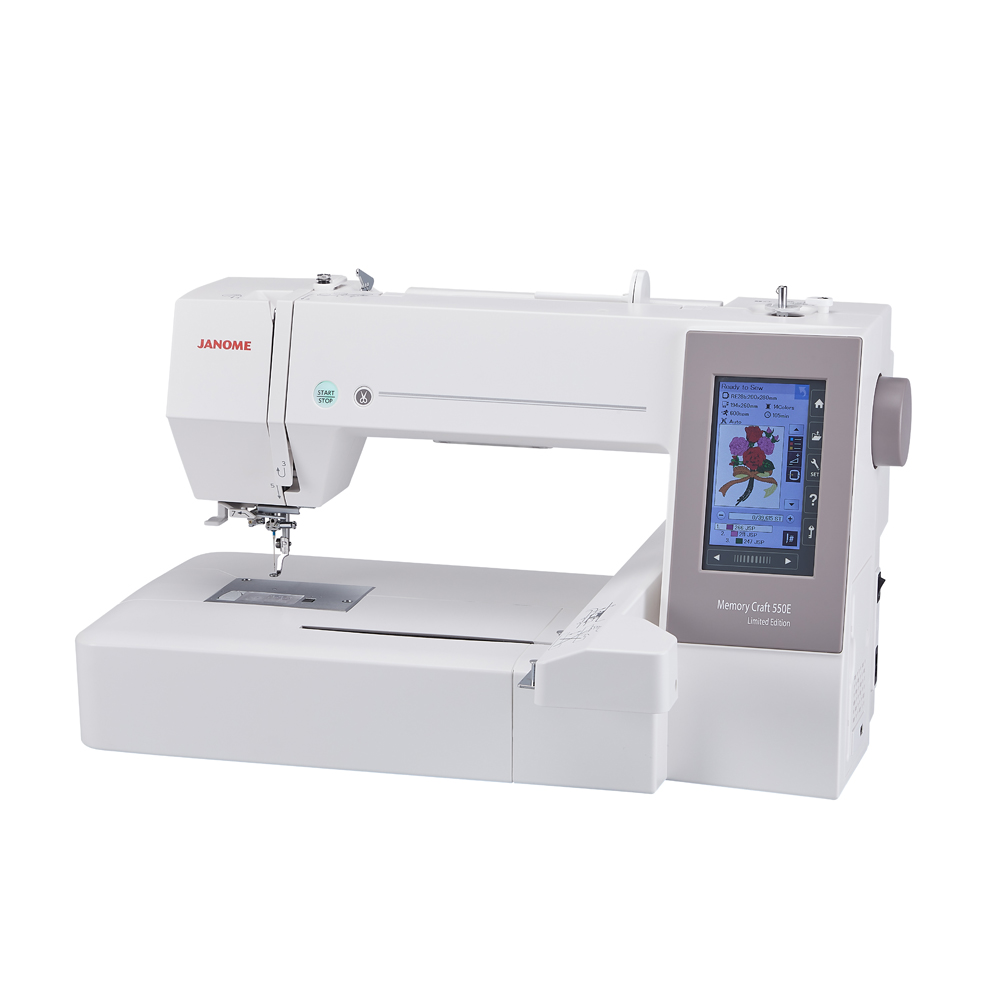 Máquina Bordadora Familiar Janome Memory Craft MC550E-LE
