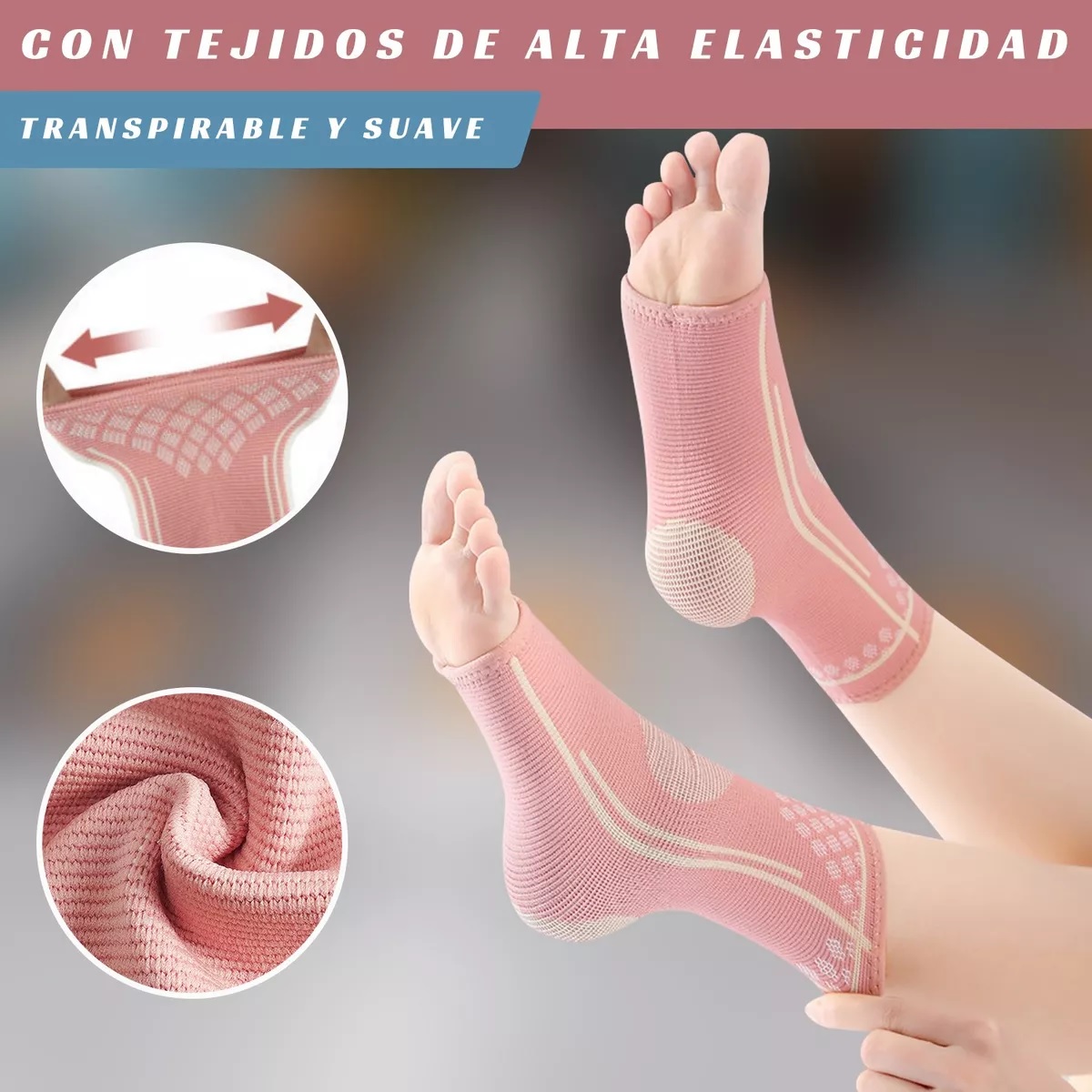 2par Tobillera Deportiva Anti-esguince Soportes Lesión Gym M