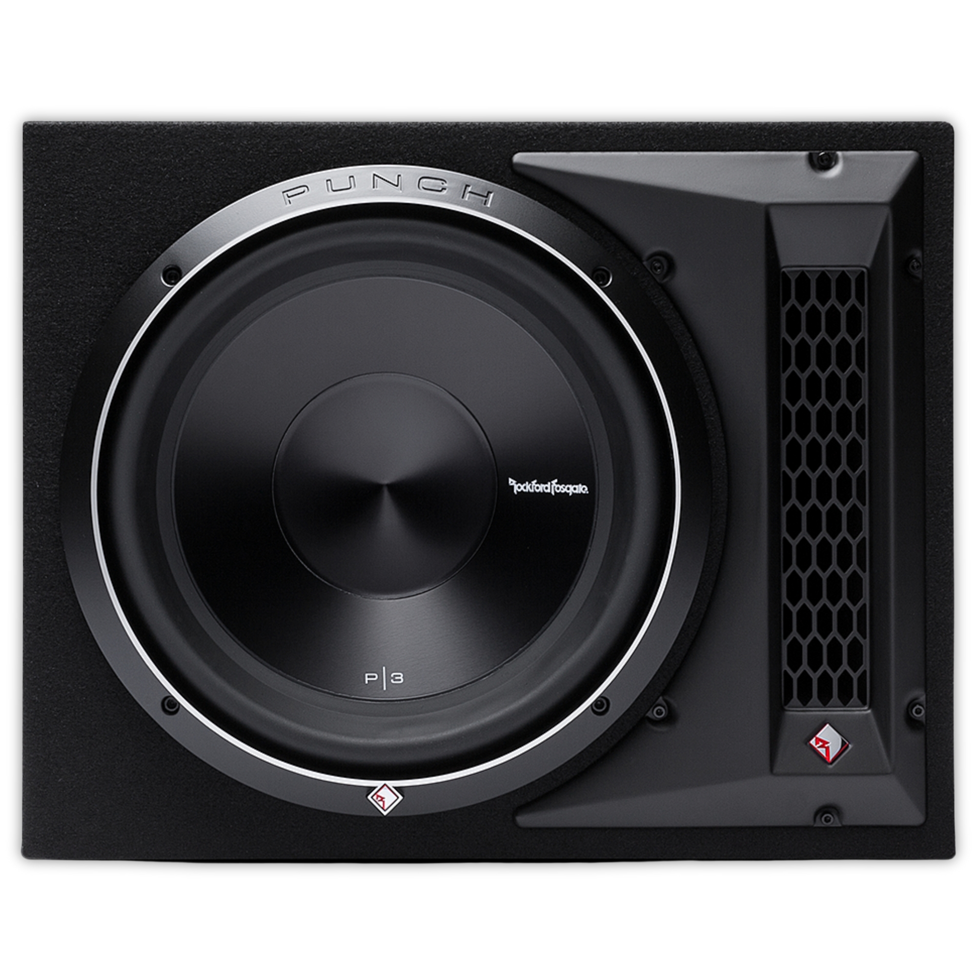 Cajón con Subwoofer Amplificado Rockford Fosgate P3-1X12 1200W 12 PLG