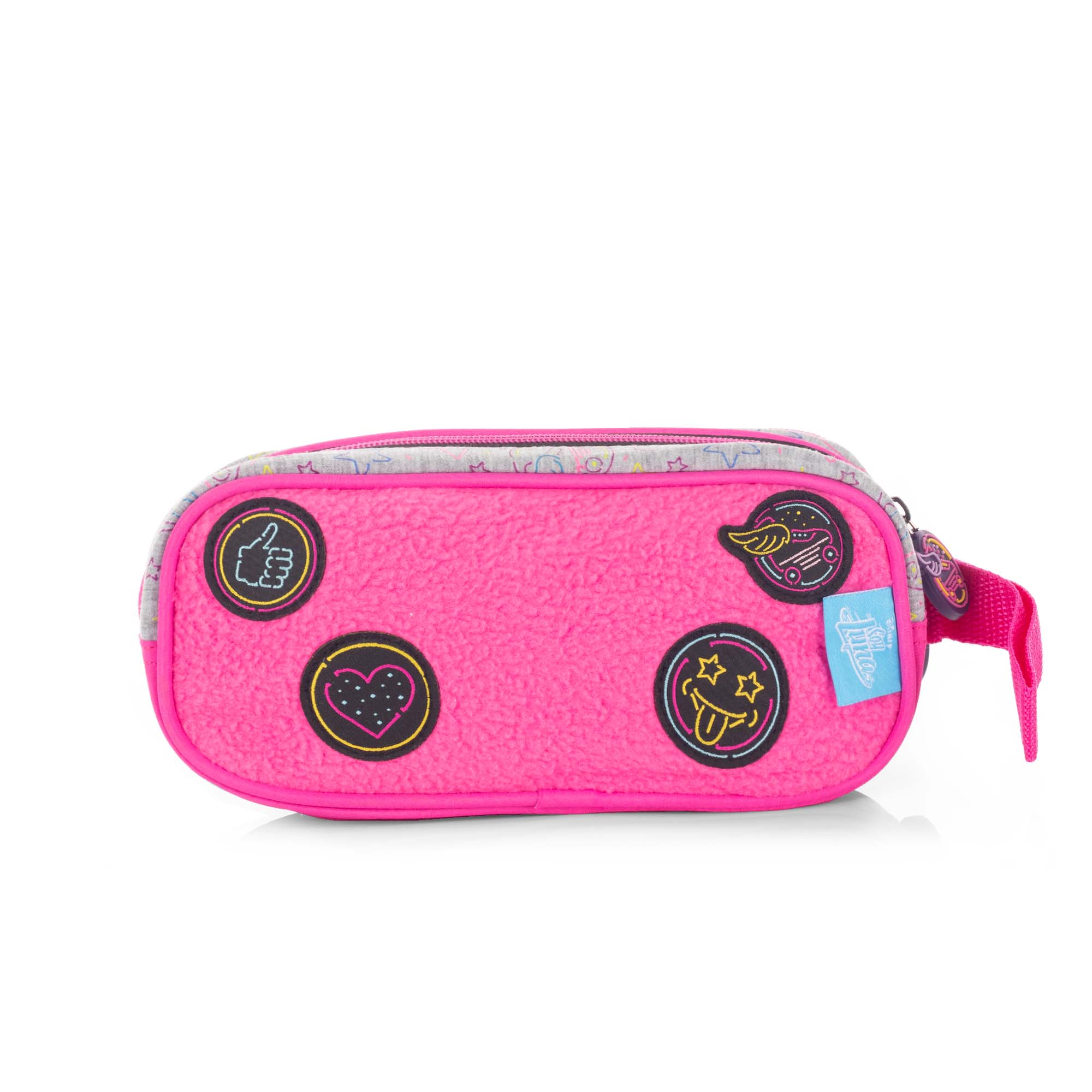 Lapicera Soy Luna 0256 Gris Con Rosa