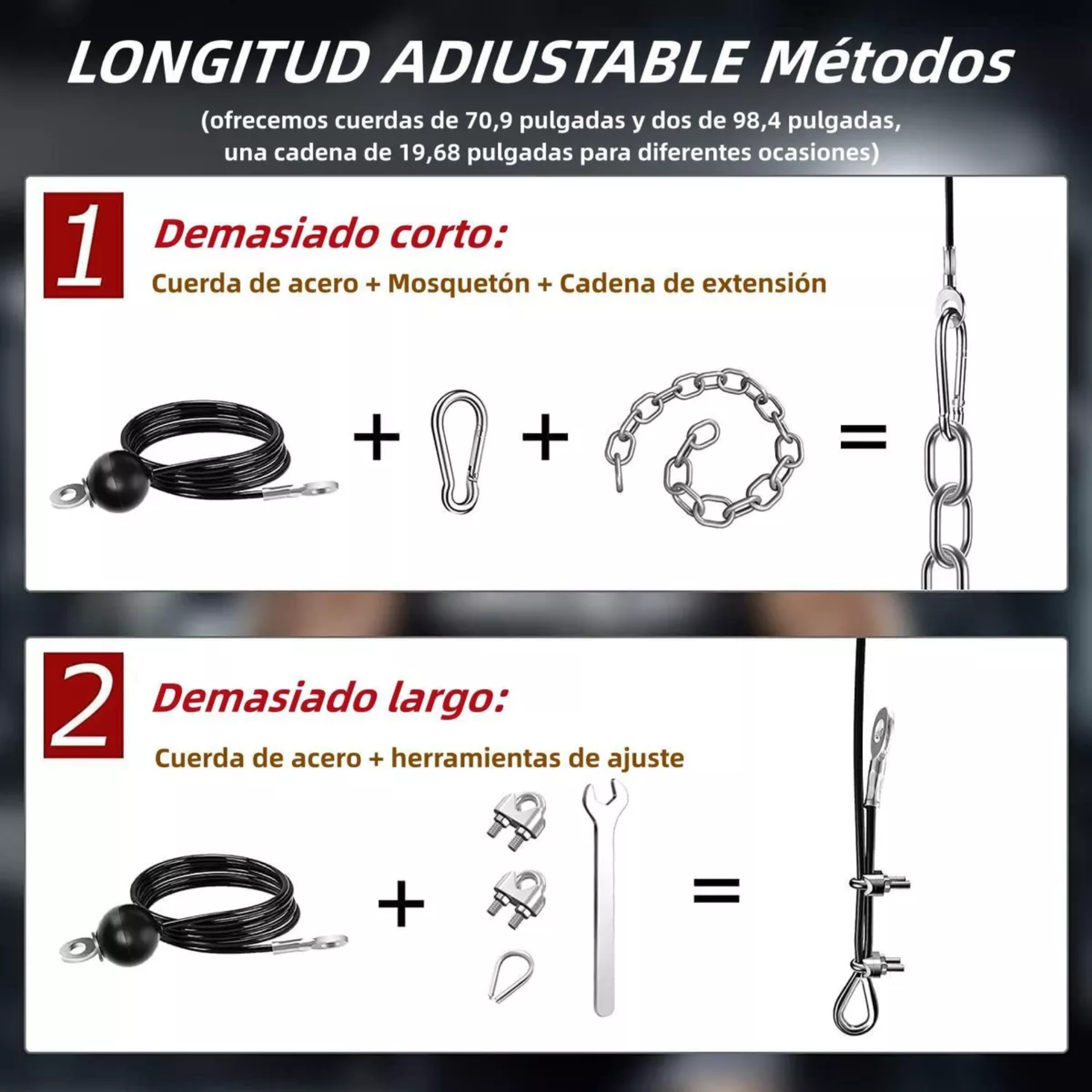 Equipo Fitness Gimnasio Polea Cable Brazo Biceps Triceps